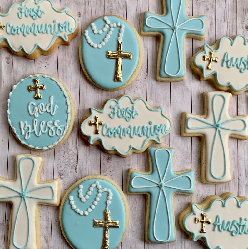 Christening Cookies Boy or Girl Etsy