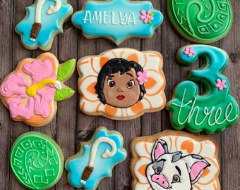 Moana Cookies Etsy Moana Cookies Etsy