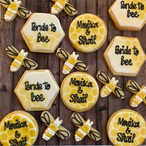 Biscuits au glaçage royal Bride to Bee