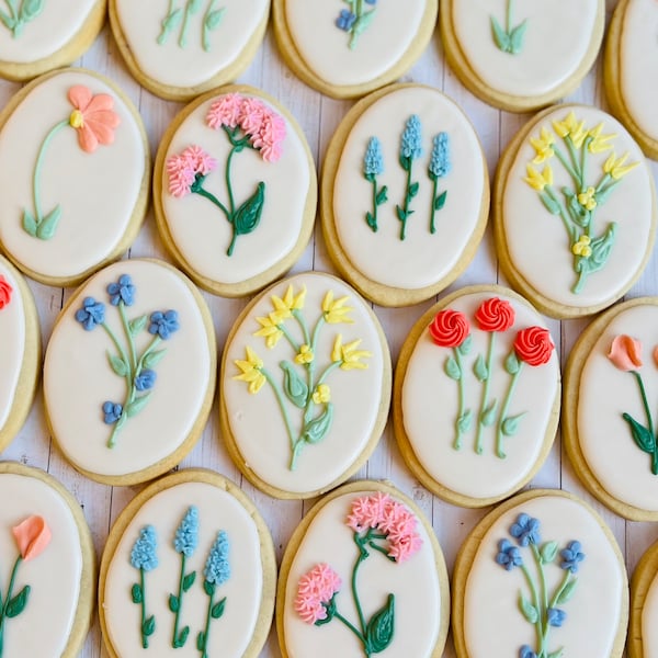 Spring Cookies - Etsy