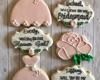 Bridal Party Cookies