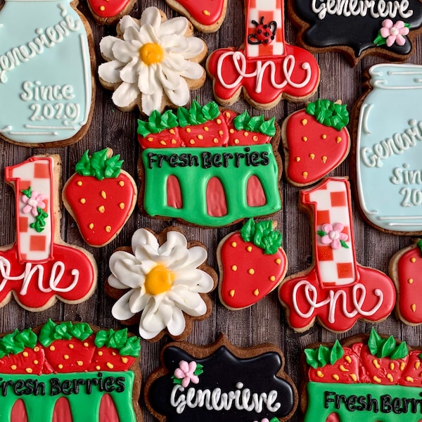 Berry Birthday Cookies