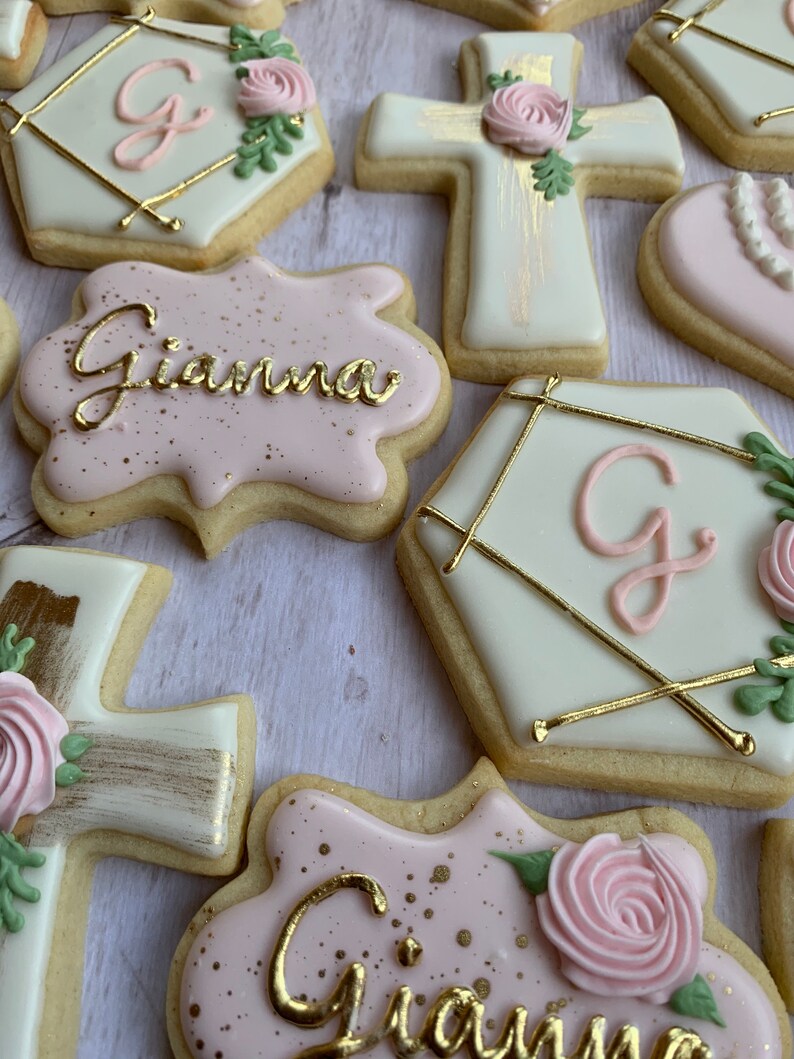 Christening Cookies Boy or Girl Etsy