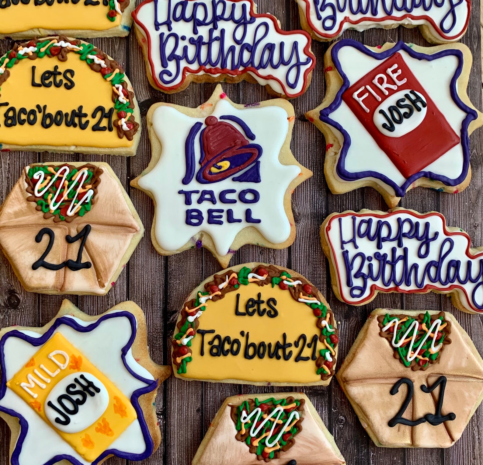 Taco Bell Birthday Set Etsy