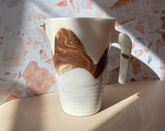 Casted Marbled Pitcher