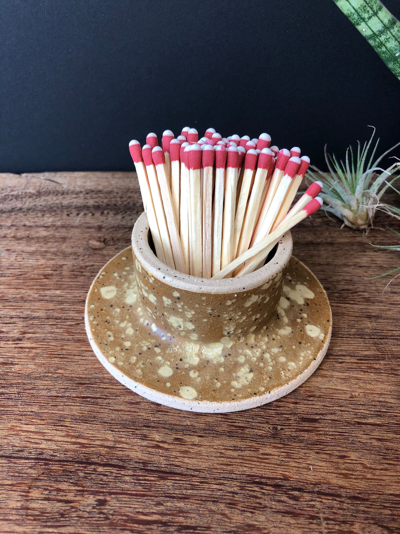 Matchstick Holder & Striker Etsy