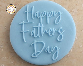 Happy Fathers Day (Style 5) Debosser/Embosser/Father's Day/ Fondant Stamp