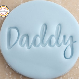 Daddy/Father&#39;s Day/Birthday Embosser Fondant Stamp