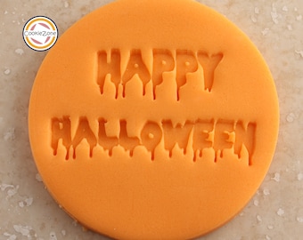 Happy Halloween (Style 3) Embosser/Halloween/Fondant Stamp