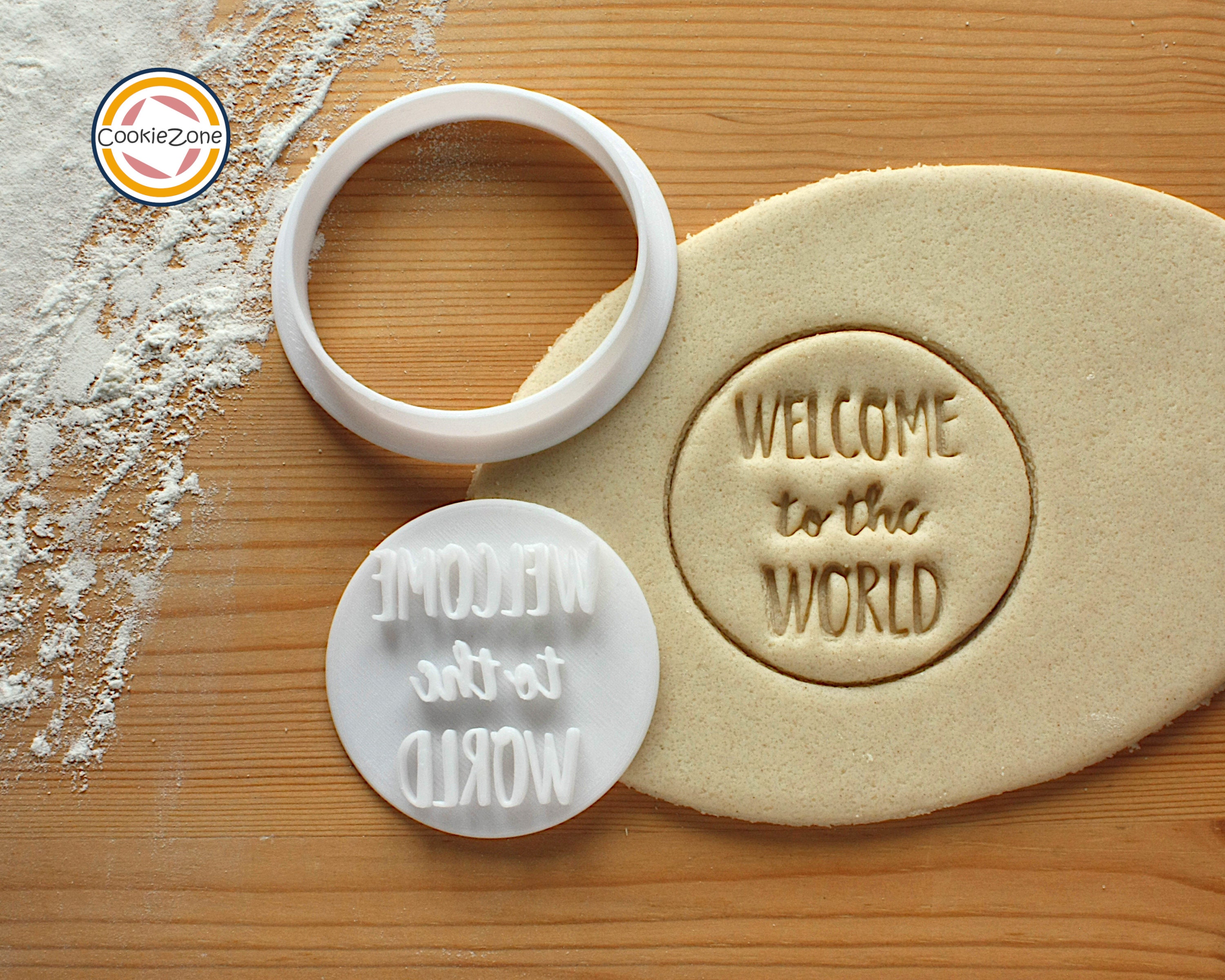 Willkommen zum World Embosser Fondant Stempel/Cookie Cutter Set