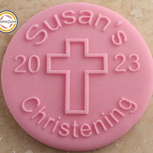 Custom Christening Names (Style 5) Debosser/Embosser/Baptism/Fondant Stamp
