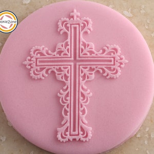 Holy Cross Debosser/Embosser/Christening/Fondant Stamp