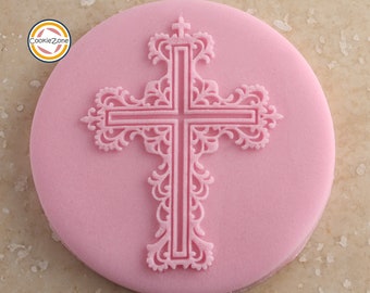 Heilig Kreuz Prägestempel/Taufstempel/Fondantstempel