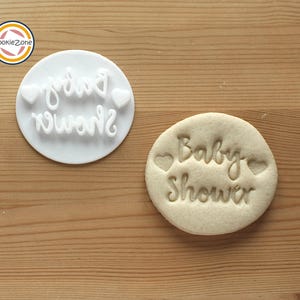 Baby Shower Embosser Style Fondant Stamp/Cookie Cutter Set image 3