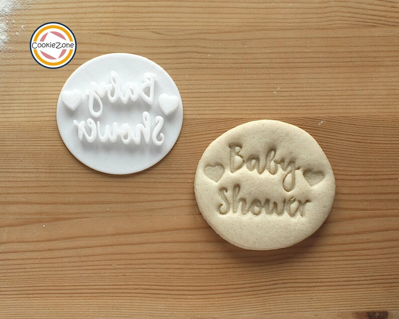 Baby Shower Embosser Style Fondant Stamp/Cookie Cutter Set image 3