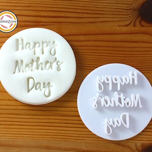 Happy Mother&#39;s Day (Style 1) Embosser Fondant Stamp