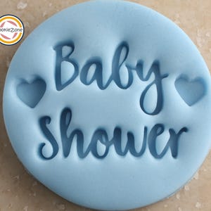Baby Shower Embosser Style Fondant Stamp/Cookie Cutter Set image 1