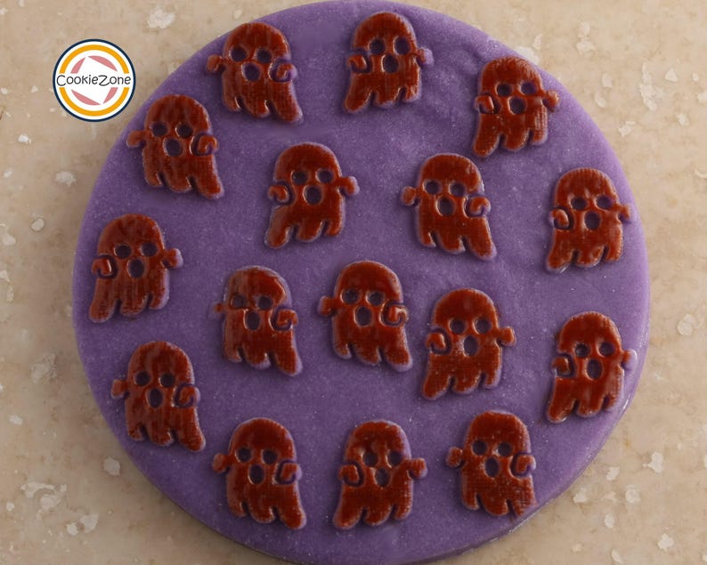 Ghost Pattern Debosser/Embosser/Halloween/Fondant Stamp image 2