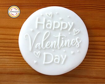 Happy Valentines Day Debosser/Embosser Fondant Stamp