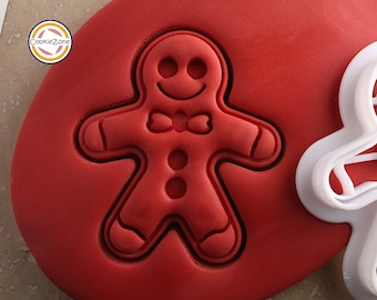 Gingerbread Man/Christmas Cookie Cutter/Fondant Stamp