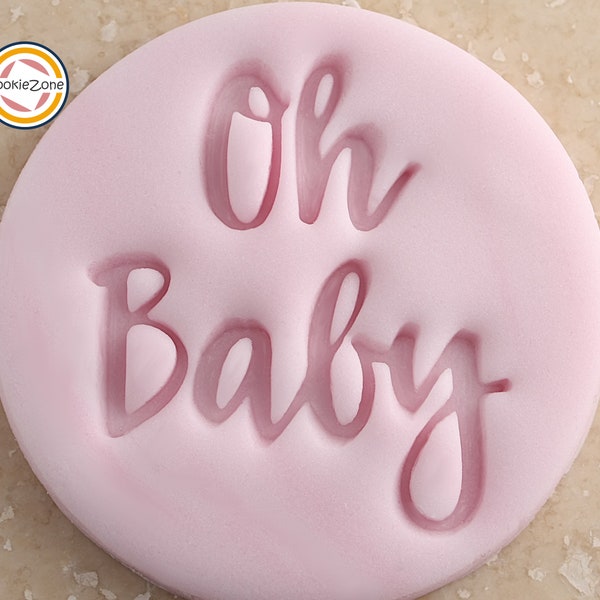 Oh Baby Embosser Fondant Stamp/Cookie Cutter Set