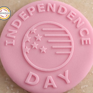 Independence Day Debosser/Embosser Stamp/4th July/Fondant/Icing