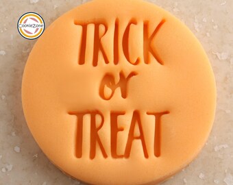 Zestaw stempli/foremek do ciastek/pieczątek do cukierków w stylu „Cukierek albo psikus” na Halloween
