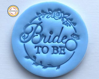 Timbro per goffratura/fidanzamento/matrimonio/fondente per futura sposa (stile 5)