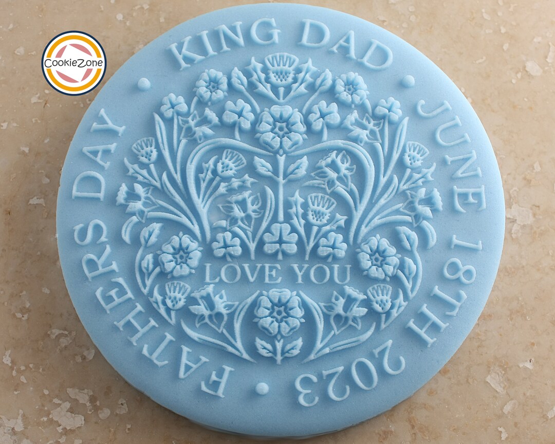King Dad love You Debosser/embosser/father's Day/ Fondant Stamp Etsy UK