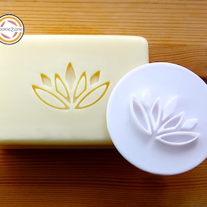 Timbro per sapone a forma di fiore di loto