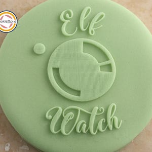Elf Watch Debosser/Embosser/Christmas/Fondant Stamp/Debosser Set