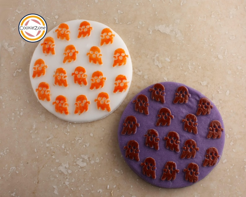 Ghost Pattern Debosser/Embosser/Halloween/Fondant Stamp image 3