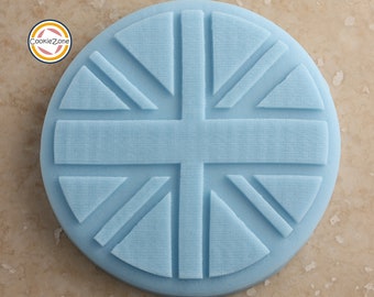Union Jack Debosser/Embosser/Queens Jubilee Commemorative/ Fondant Stamp