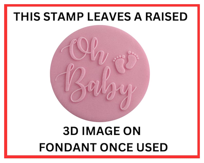 Sello de cardo para grabar/relieve/fondant imagen 8
