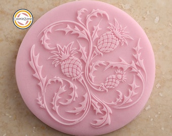 Thistle Debosser/Burns Night/Embosser/Fondant Stamp