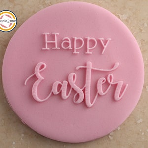 Happy Easter (Style 1) Debosser/Embosser Fondant Stamp