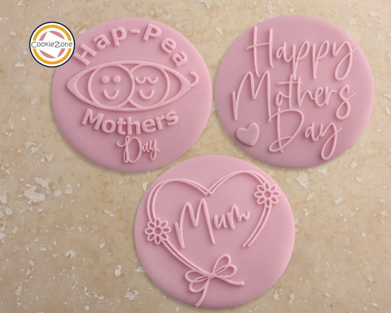 Mothers Day (Set 4) Debosser/Embosser/Fondant Stamp Set