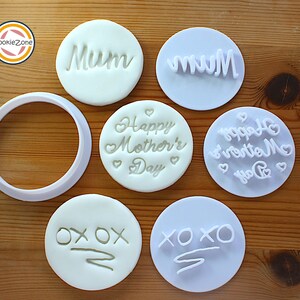 Mother&#39;s Day (Set 3) Embosser Fondant Stamp