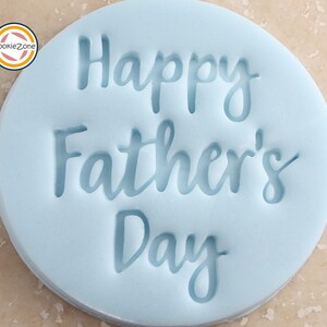 Happy Father&#39;s Day (Style 1) Embosser Fondant Stamp