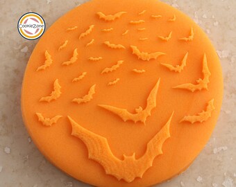 Halloween Bat Colony Debosser/Embosser Fondant Stamp