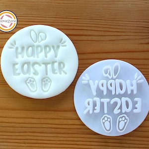 Happy Easter (Style 4) Embosser Fondant Stamp