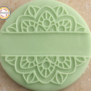 Mandala Split Pattern (Style 4) Debosser/Embosser/Diwali Fondant Stamp