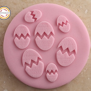 Tampon pour fondant à embosser/embosser motif uf de Pâques 2