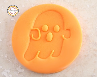Ghost Halloween Embosser Plus Handle Fondant Stamp