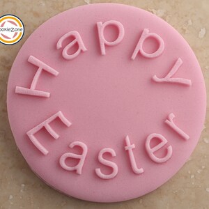 Happy Easter (Style 4) Debosser/Embosser Fondant Stamp