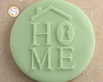 Home with Keyhole Debosser/Embosser/Fondant Stamp