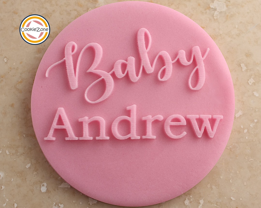 Custom Baby Name Style 7 Debosser embosser baby Etsy