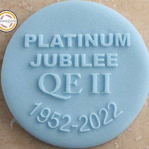 Queens Jubilee Commemorative Debosser/Embosser/ Fondant Stamp/Queens Jubilee Commemorative