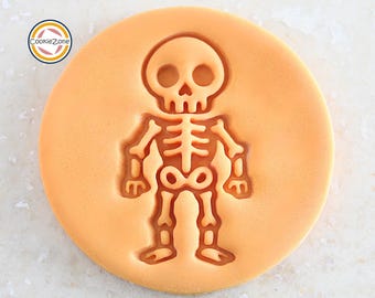 Skeleton Embosser/Halloween/Fondant Stamp