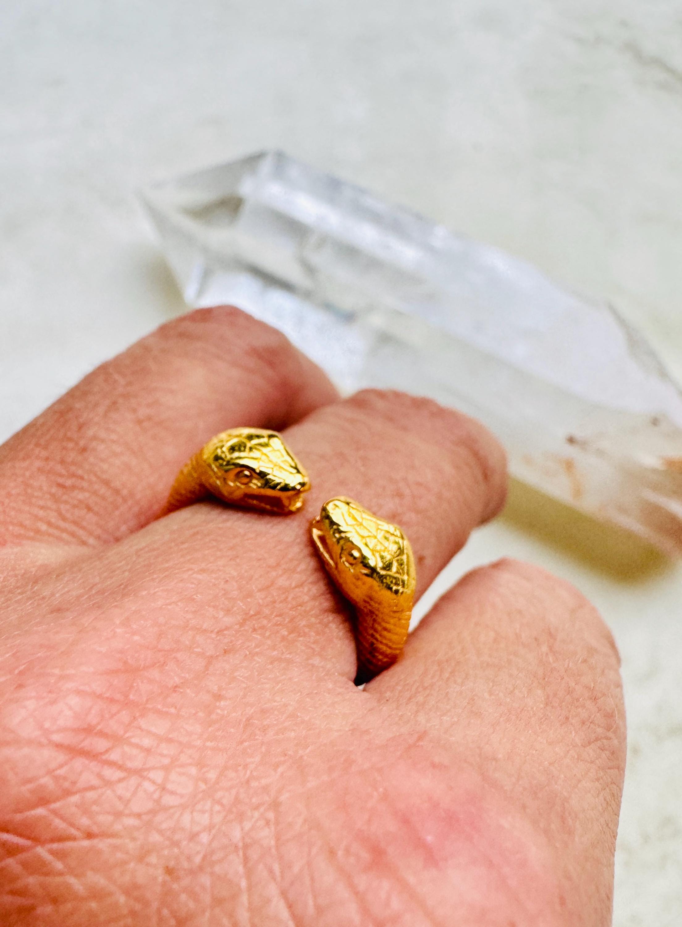 Anelli Anello da Mignolo con serpente in Oro 18 Carati Forma: Ovale Misura o modello: 1